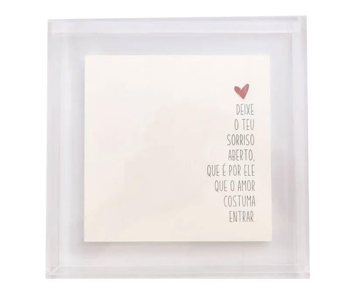 Quadro em Acr&iacute;lico "Sorriso Aberto" - image 0