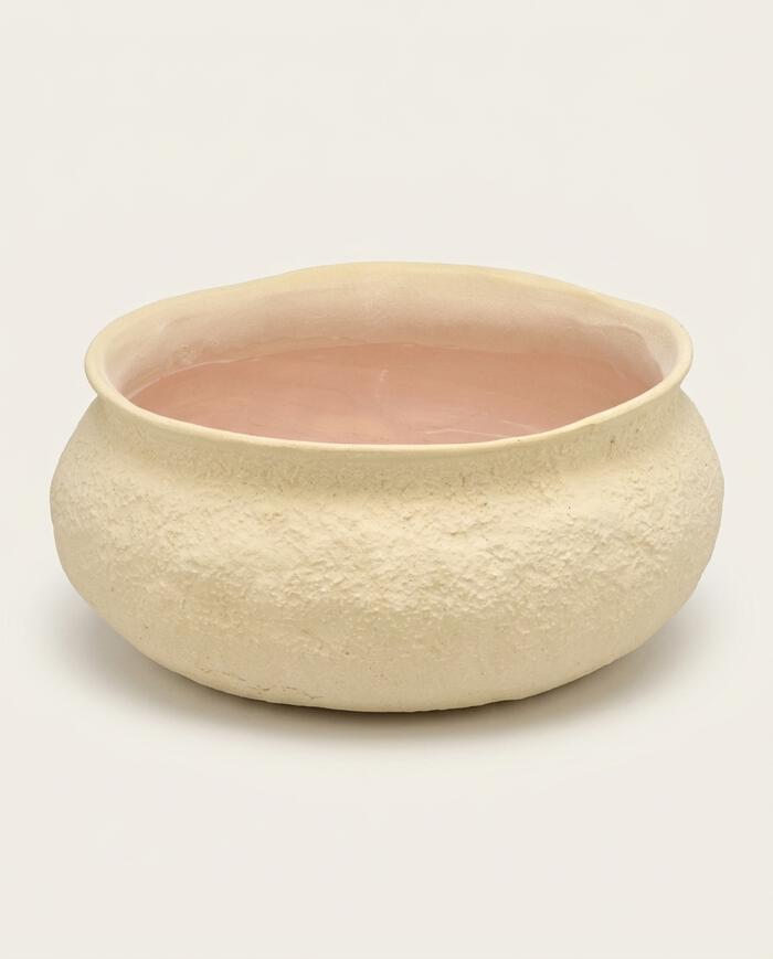 Cachepot Decorativo Floriva Creme - image 0