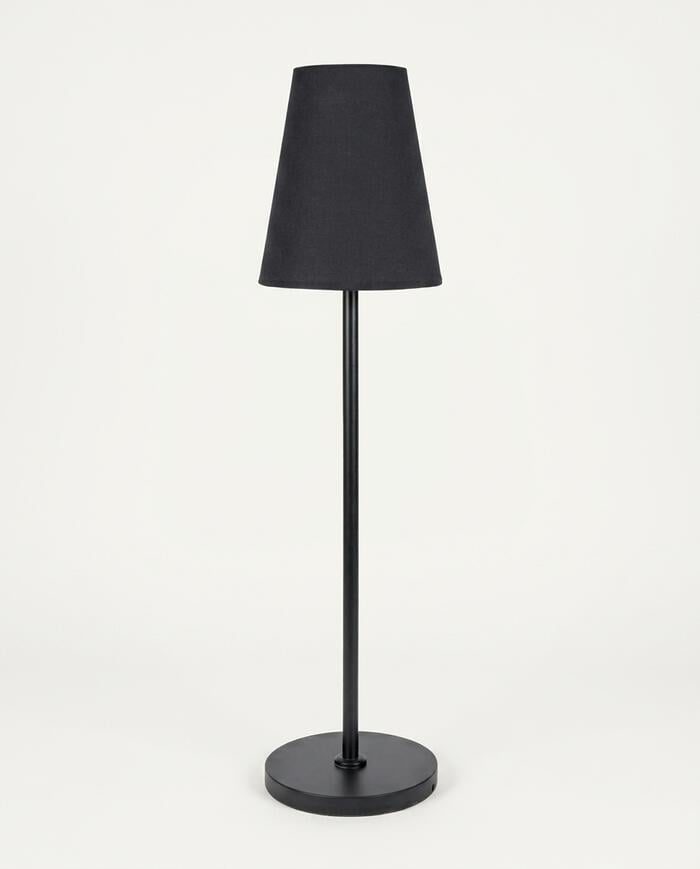 Abajur Preto C&uacute;pula Cone Preto - image 0