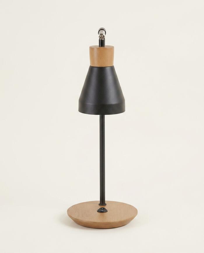 Abajur Bruna Castanho Bivolt - image 0