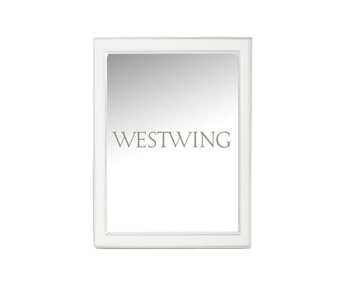 Porta-Retrato Grande em Metal Strong Branco - image 0