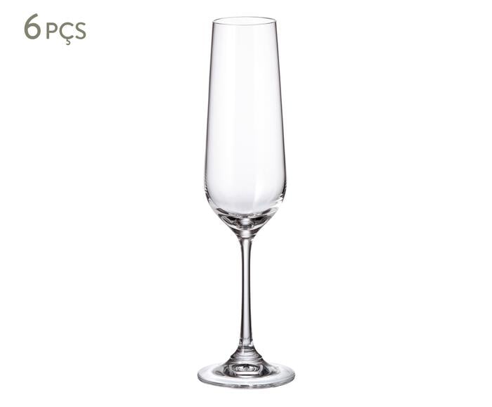Jogo de Ta&ccedil;as para Champagne em Cristal Ecol&oacute;gico Dora - image 0