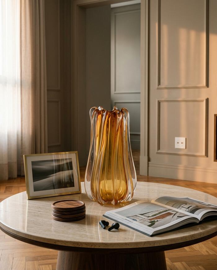 Vaso Decorativo Zavian &Acirc;mbar - image 1