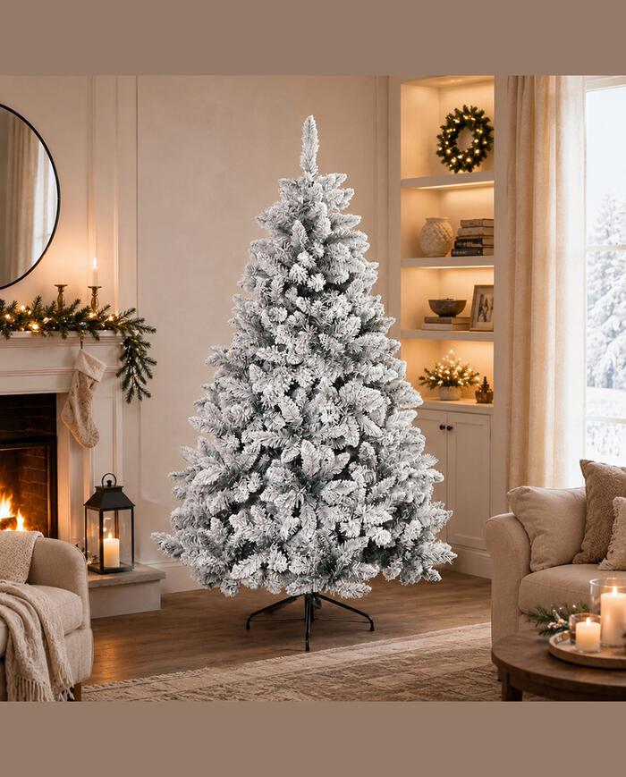&Aacute;rvore de Natal Nevada Branca - 1,8M - image 1