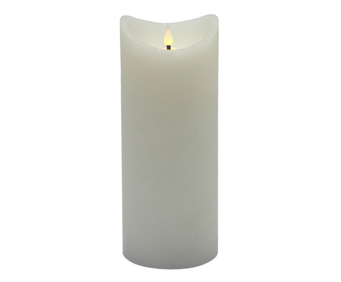 Vela Decorativa de LED Ovvi Branco M&eacute;dia - image 0