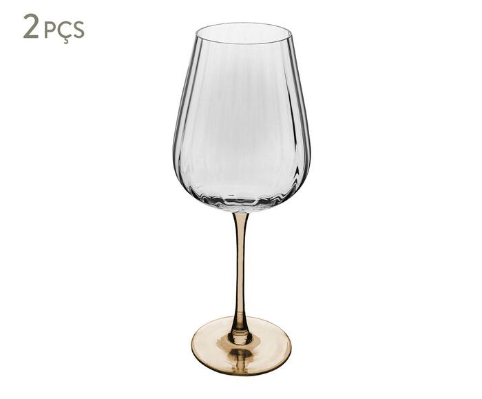 Jogo de Ta&ccedil;as para Vinho Classic com Haste &Acirc;mbar I - image 0
