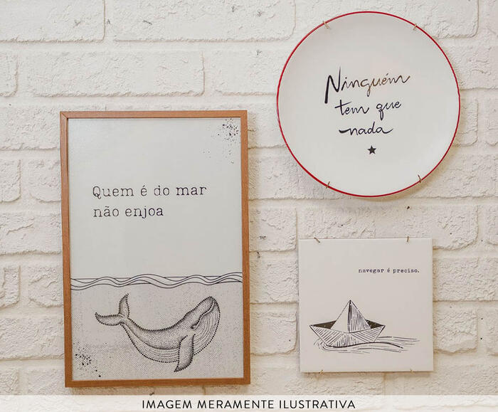 Quadro Mar Preto e Bege - image 1