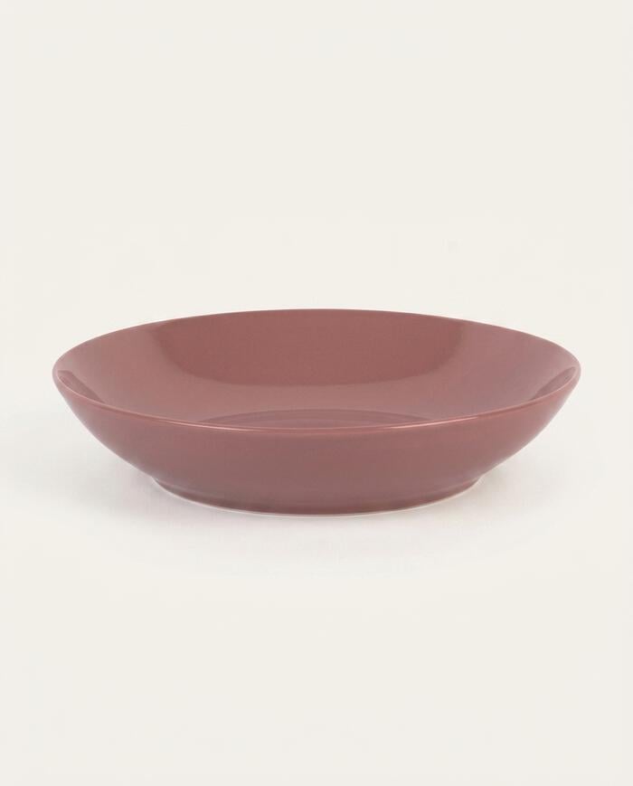 Prato Fundo Mix And Match em Porcelana Vermelho Blush - image 0