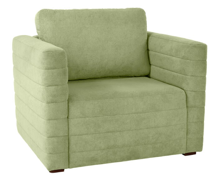 Poltrona Gom em Boucle aveludado - image 0