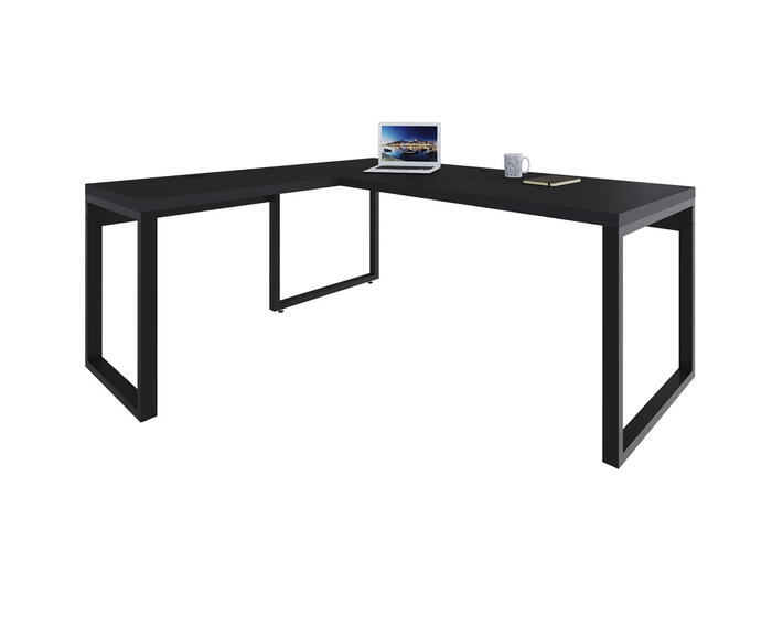 Mesa em L Yon Presidente  Preto image number 3