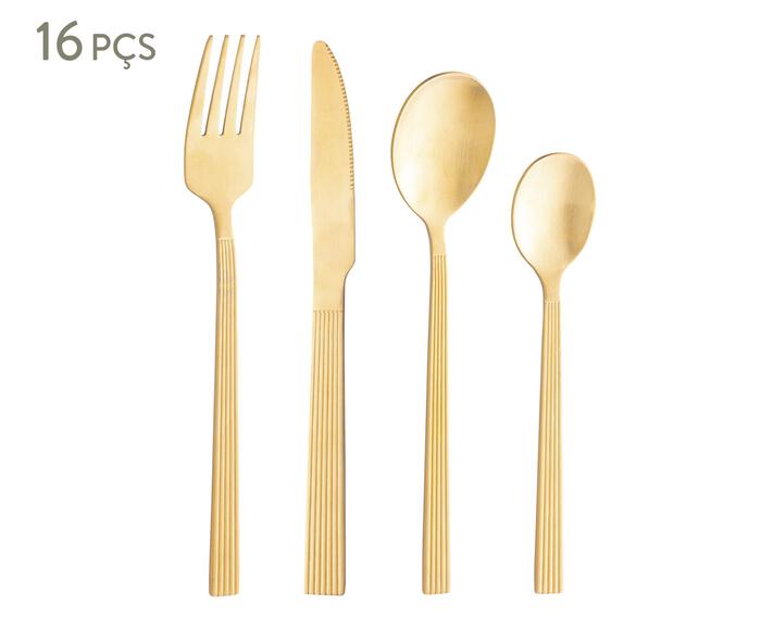 Faqueiro Athenas Dourado - image 0