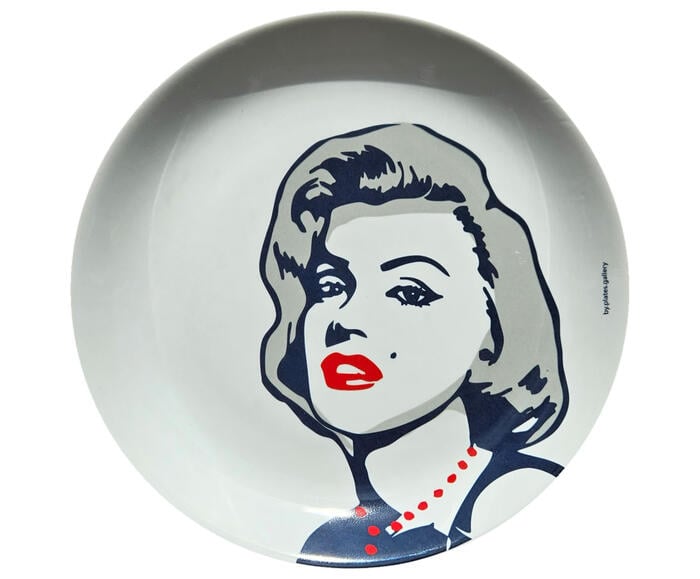 Prato de Porcelana Marilyn Red&Blue Classic - image 0