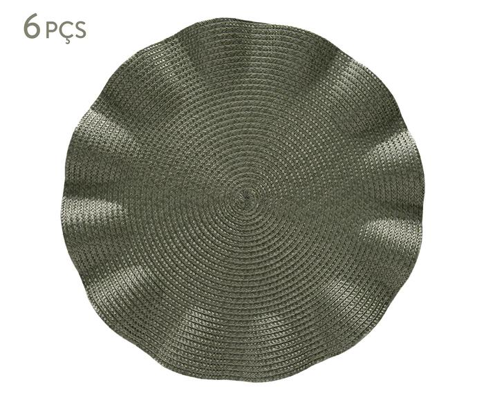 Jogo de Lugar Americano Luna Wave Olive - image 0
