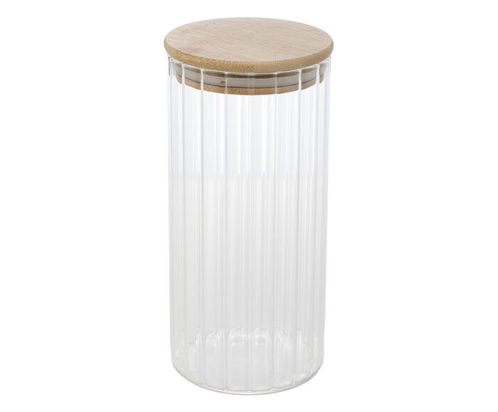 Porta-Mantimento com Tampa de Bambu - image 0