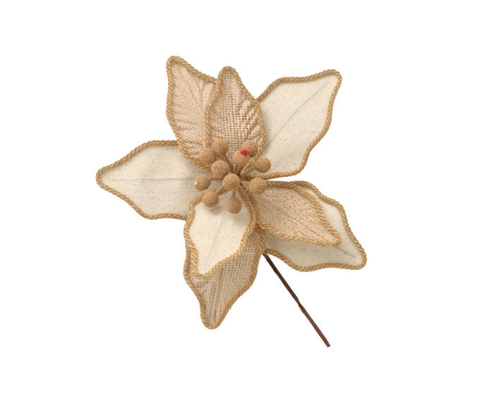 Flor Natalina Estrela Coral - image 0