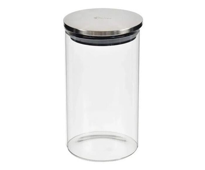 Pote de Vidro e Inox Kenya - image 0