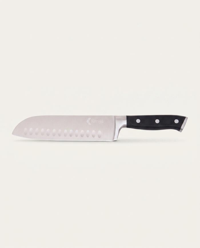 Faca Santoku em Inox Jessy - Preta - image 0