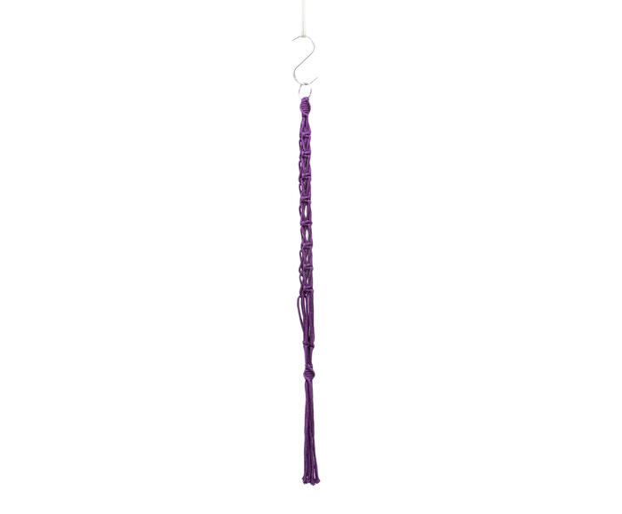 Hanger em Macram&ecirc; Summer Berinjela - image 1