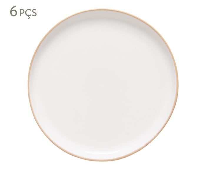 Jogo de Pratos Rasos Vivant Off-white - image 0