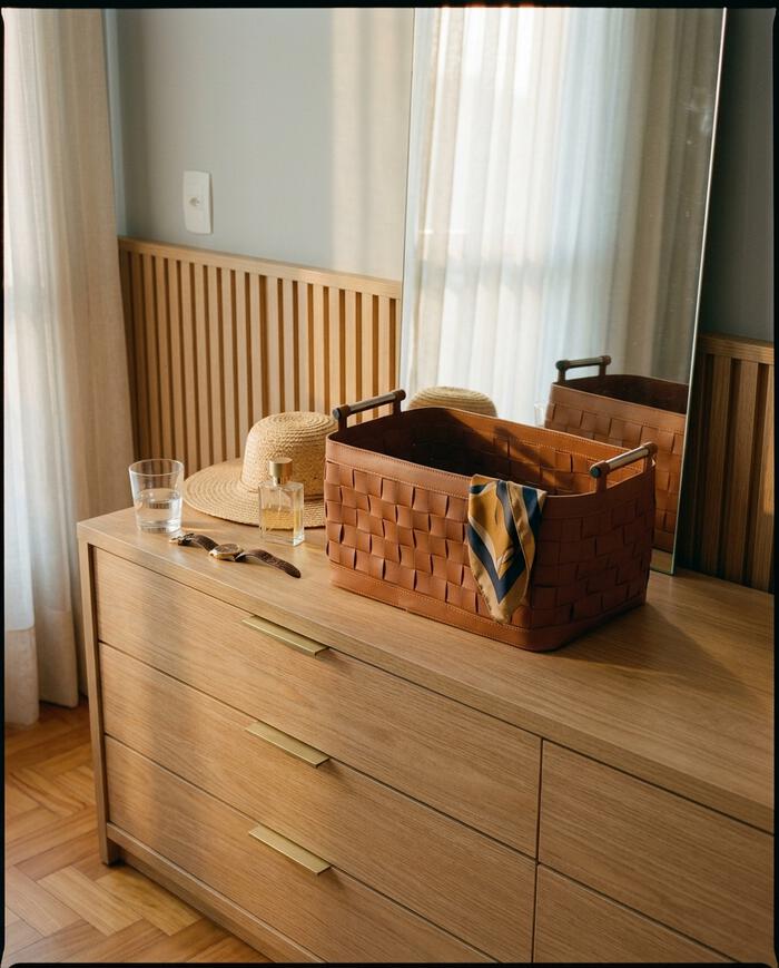 Cesta Decorativa Prateado - image 1