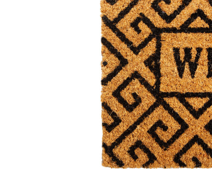 Capacho Sergipe Welcome Geometric - 30X45cm image number 1