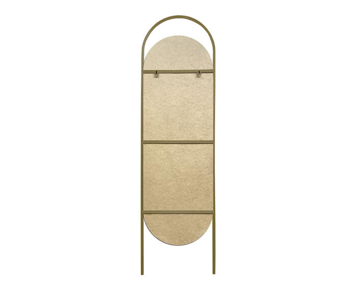Espelho de Corpo Portal Fit Oblongo Dourado image number 4
