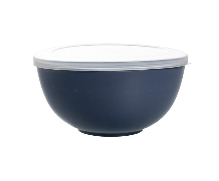 Jogo de bowls Defensa em fibra de trigo e azul image number 3
