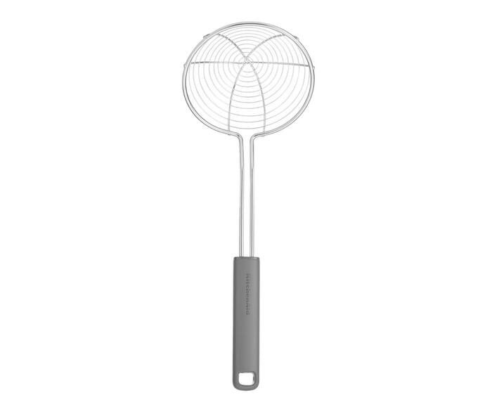 Escumadeira para Fritura em A&ccedil;o Inox Kitchenaid Cinza - image 0