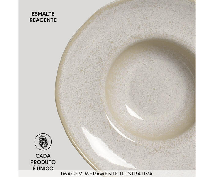 Jogo de Pratos para Massa Org&acirc;nico Latte Cru image number 4
