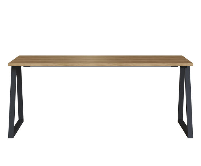 Mesa Escrivaninha Concept Home Office Nogal Sevilha - Preto - image 0