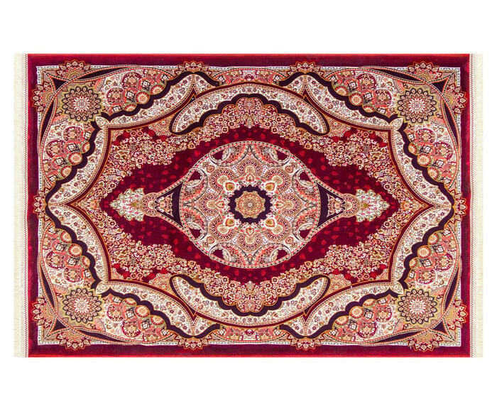 Tapete Turco Hasankeyf Vermelho e Creme - image 1