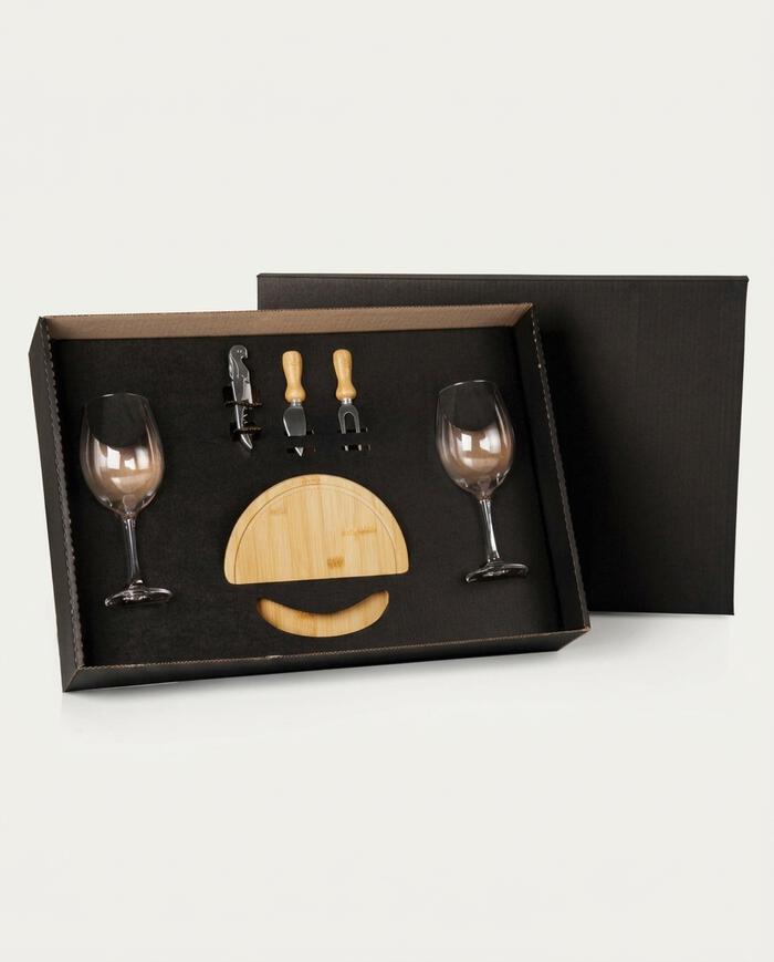 Jogo para Queijo e Vinho em Bambu Charmant - image 0