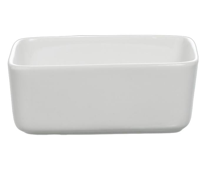 Mini travessa retangular Blanc em porcelana branco - image 0