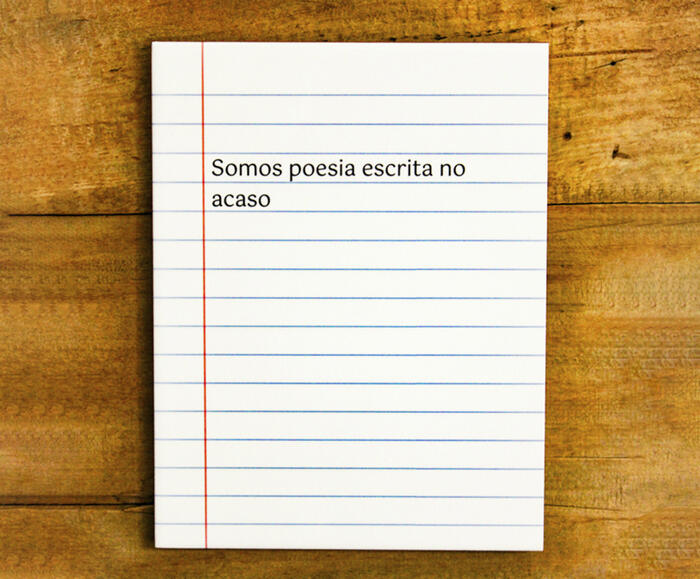 Azulejo Decorativo "Somos Poesia Escrita no Acaso" - image 1