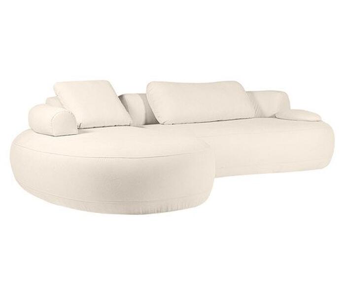 Sof&aacute; Laguna by Elle - Chaise Esquerda Boucle Off White II image number 3