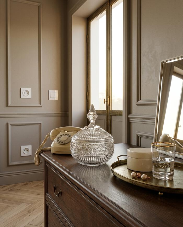 Pote Decorativo em Cristal Republic image number 3