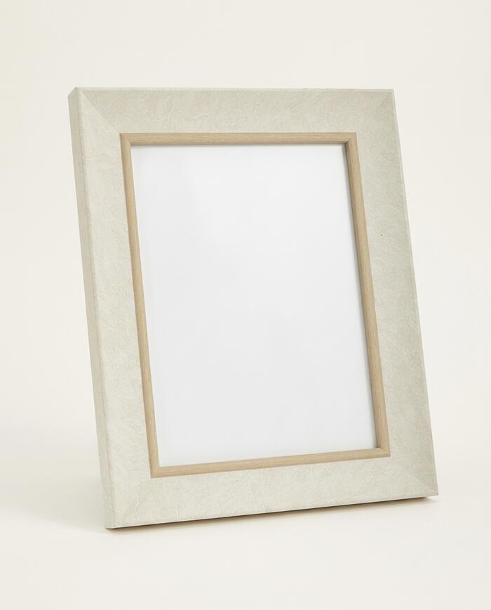 Porta-Retrato em Poliestireno Grande Abbott Off White - image 0