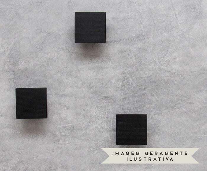 Jogo de Ganchos Square Preto image number 4