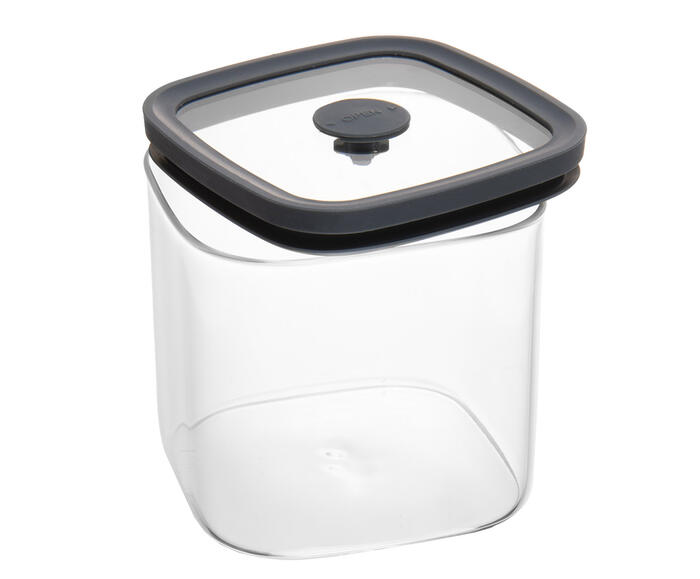 Porta-mantimento Square Cinza - 700ml - image 1