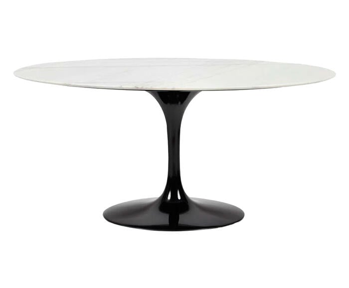 Mesa Saarinen Oval Espirito Santo Base Preta image number 2
