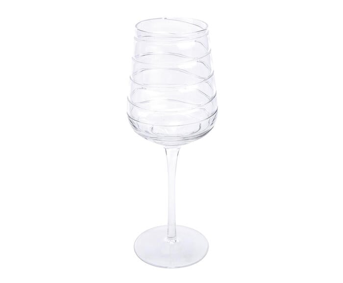Ta&ccedil;a de Vinho Vidro Linhas Incolor - 495ml - image 0