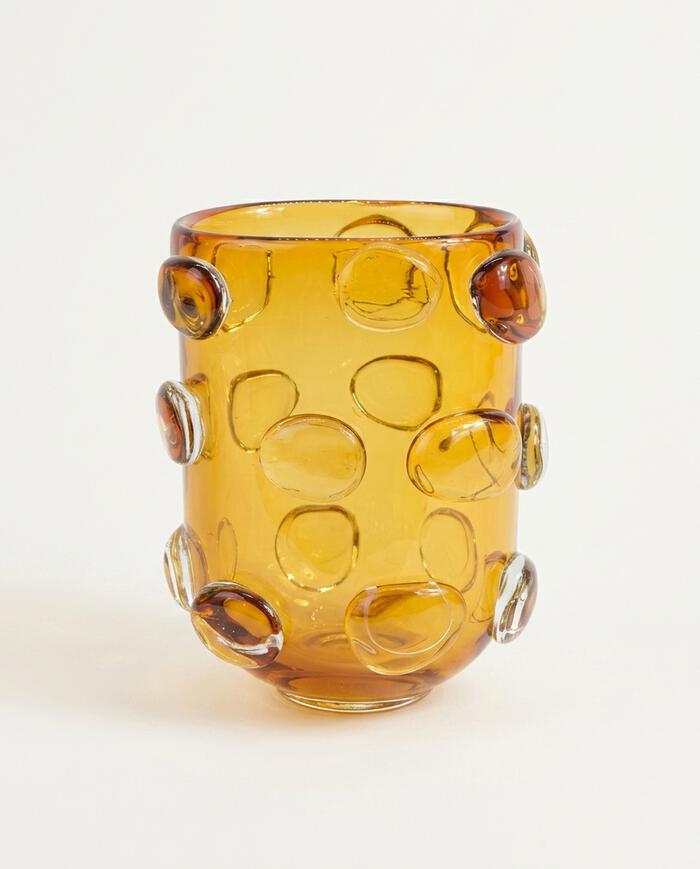 Vaso Curto Bolinhas &Acirc;mbar - image 0