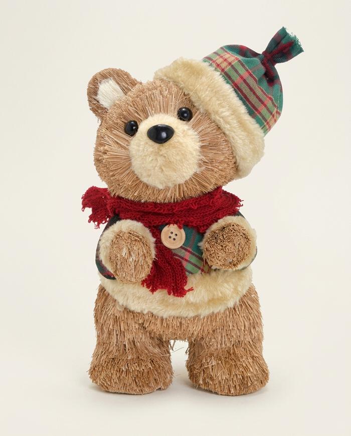 Urso Natalino Decorativo Marrom image number 3