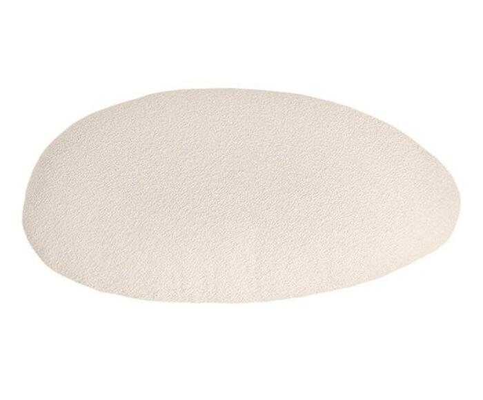 Almofada Bra&ccedil;o Org&acirc;nico Oval Laguna by Elle - Boucle Off White - image 0