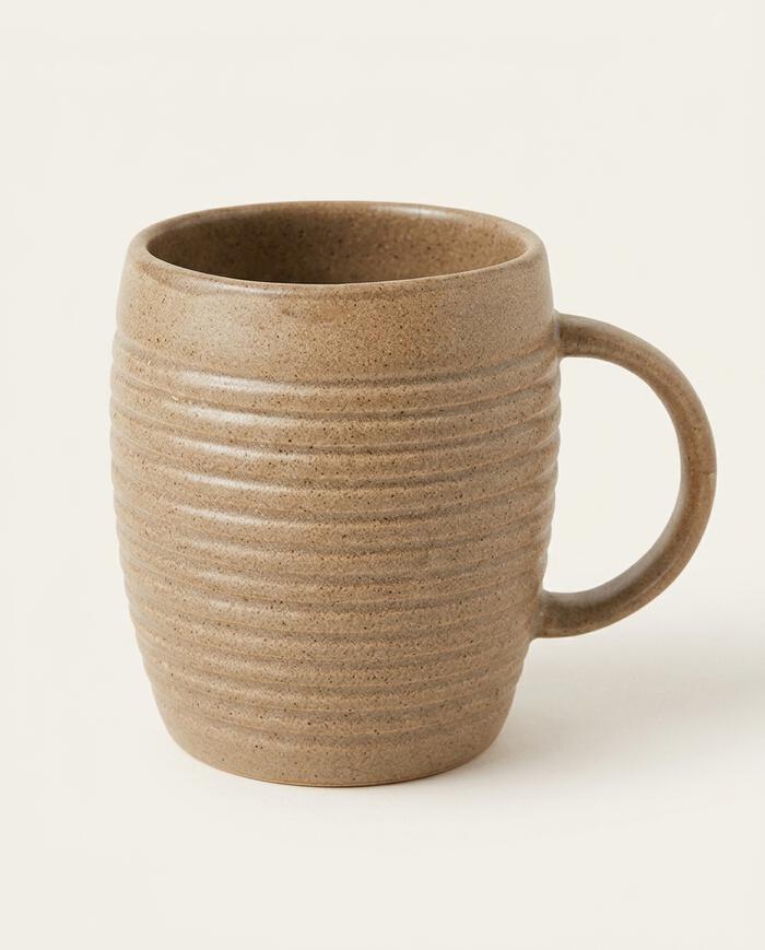 Caneca em Cer&acirc;mica Friese Marrom image number 3