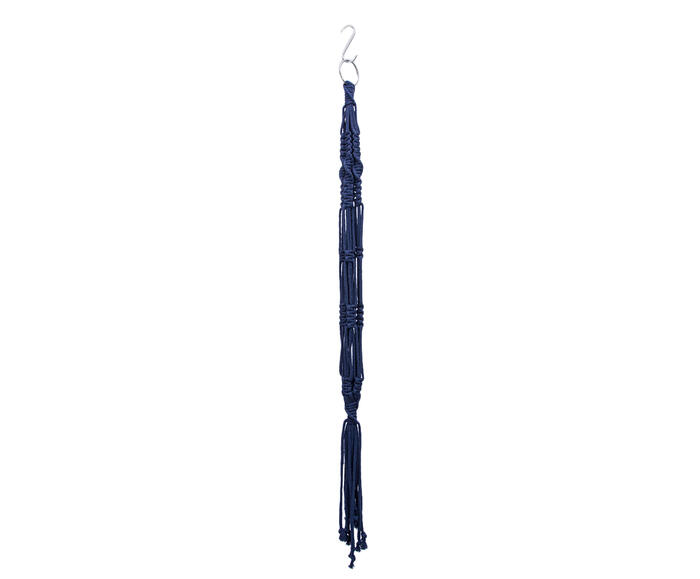 Hanger em Macram&ecirc; Mega Azul Navy - image 1