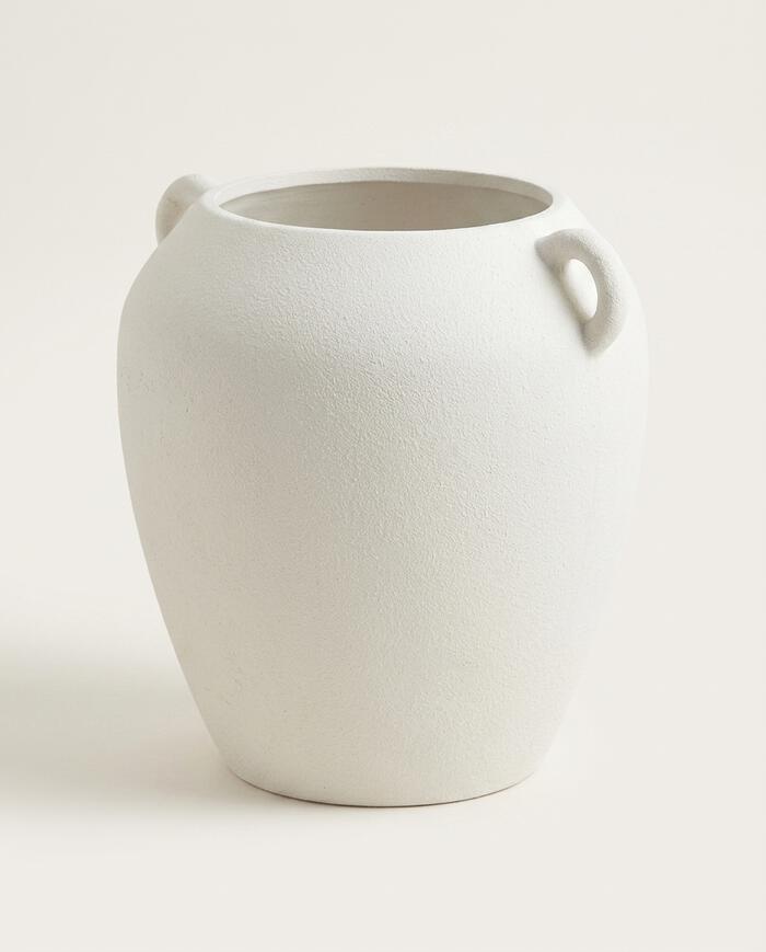 Vaso em Cer&acirc;mica Tefenute - Off White image number 2