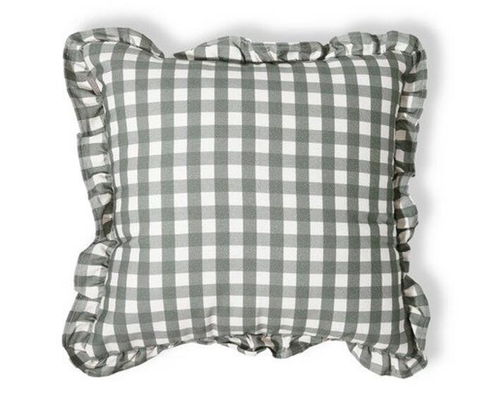 Capa de Almofada Estampada com Babados Vichy Elena - image 0