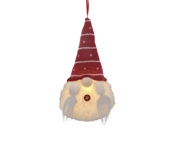Adorno para Pendurar Gnomo Natalino Chape&uacute; com Luz - image 0