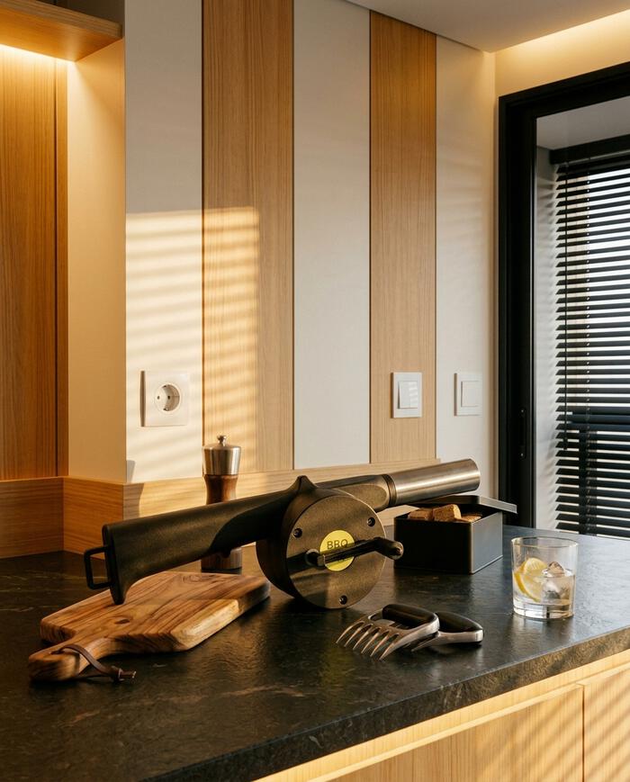 Soprador Manual Easy Grill Preto - image 1